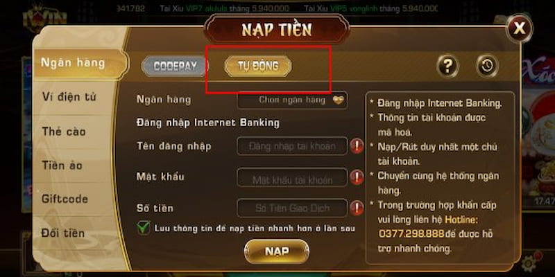 lỗi nạp tiền Nguyên Nhân Gây Ra Lỗi Nạp Tiền Iwin